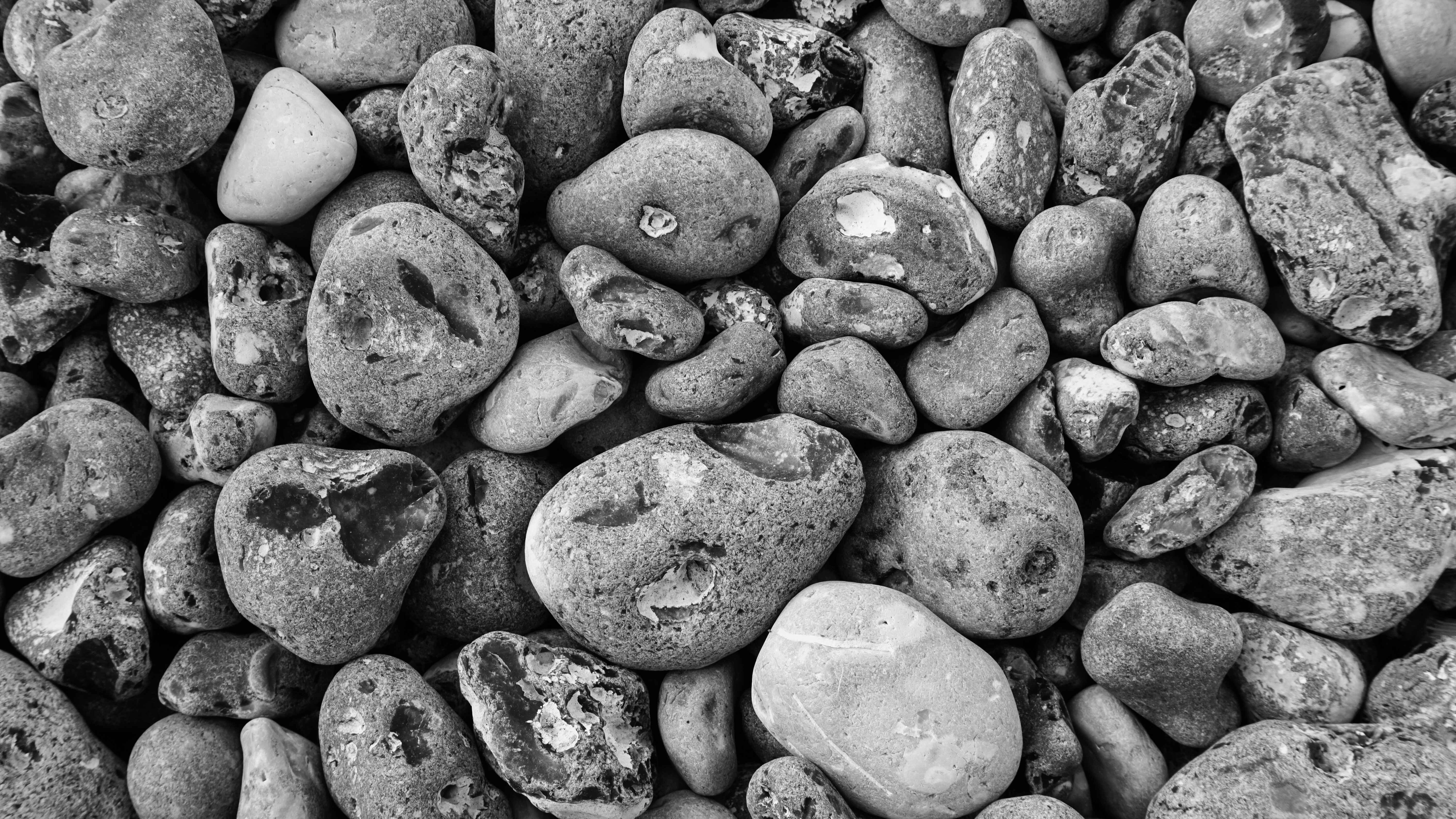 Varied River Rocks Closeup Varied River Rocks Closeup