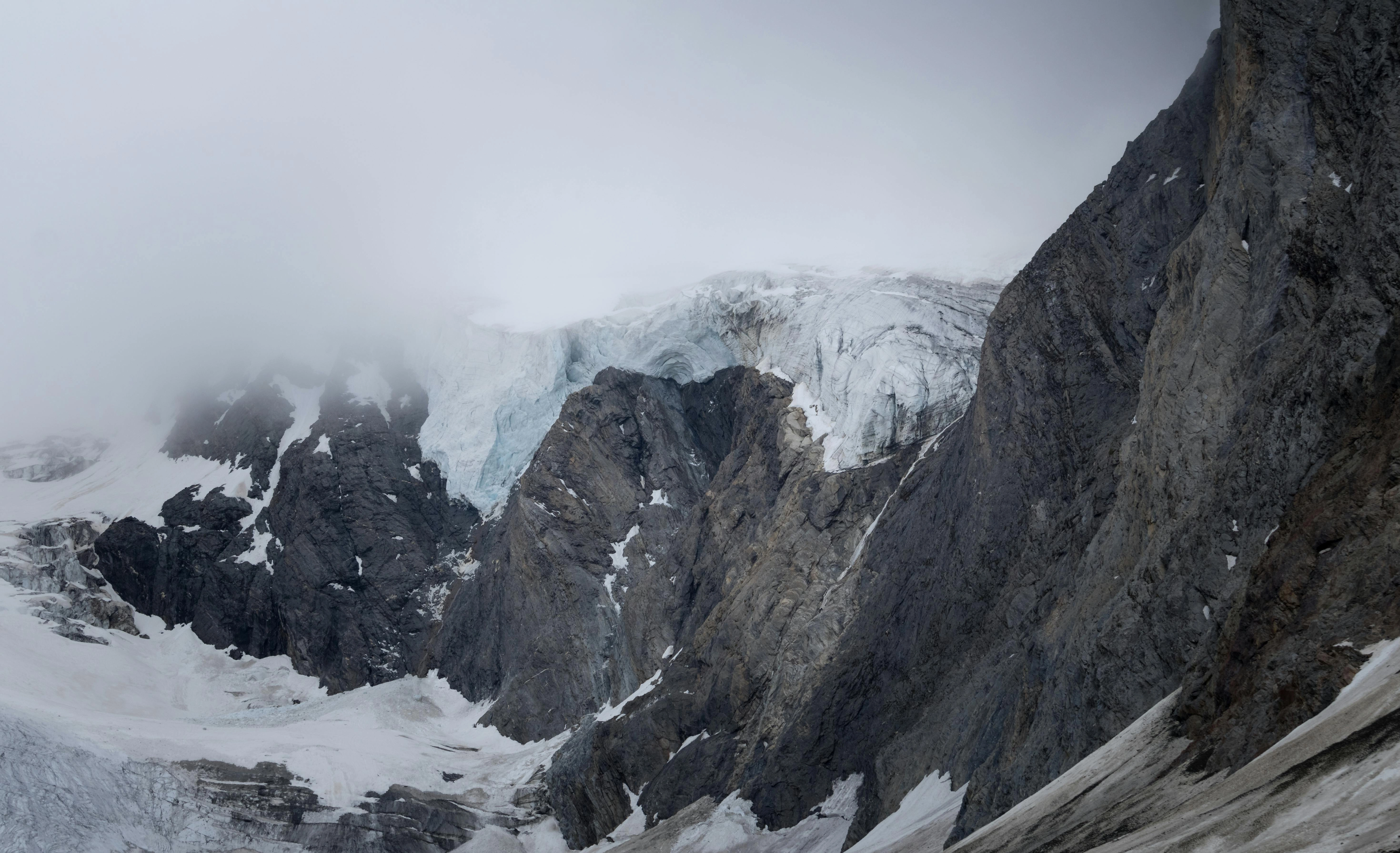 Icy Mountain Glacier Landscape