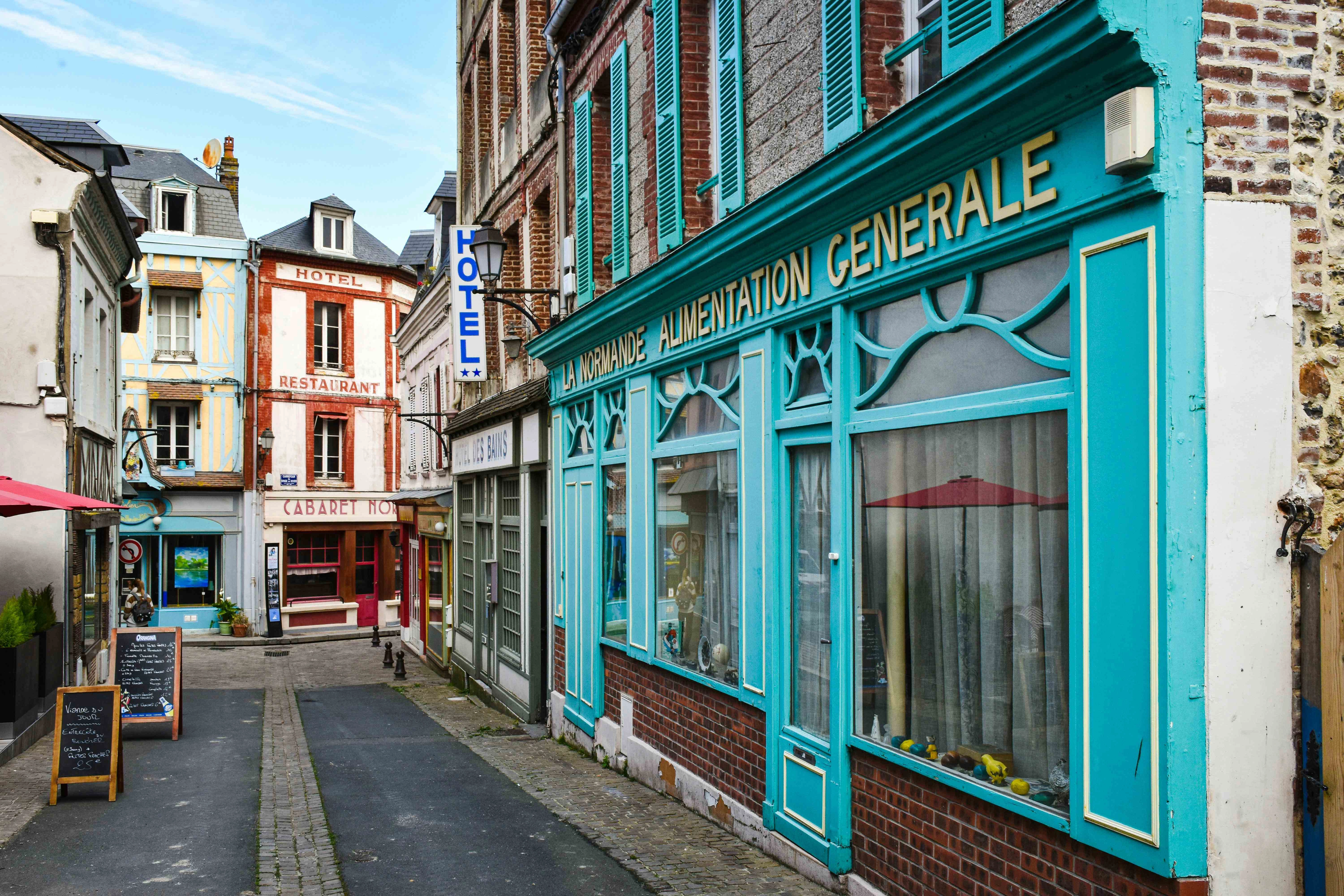 Charming French Town Street