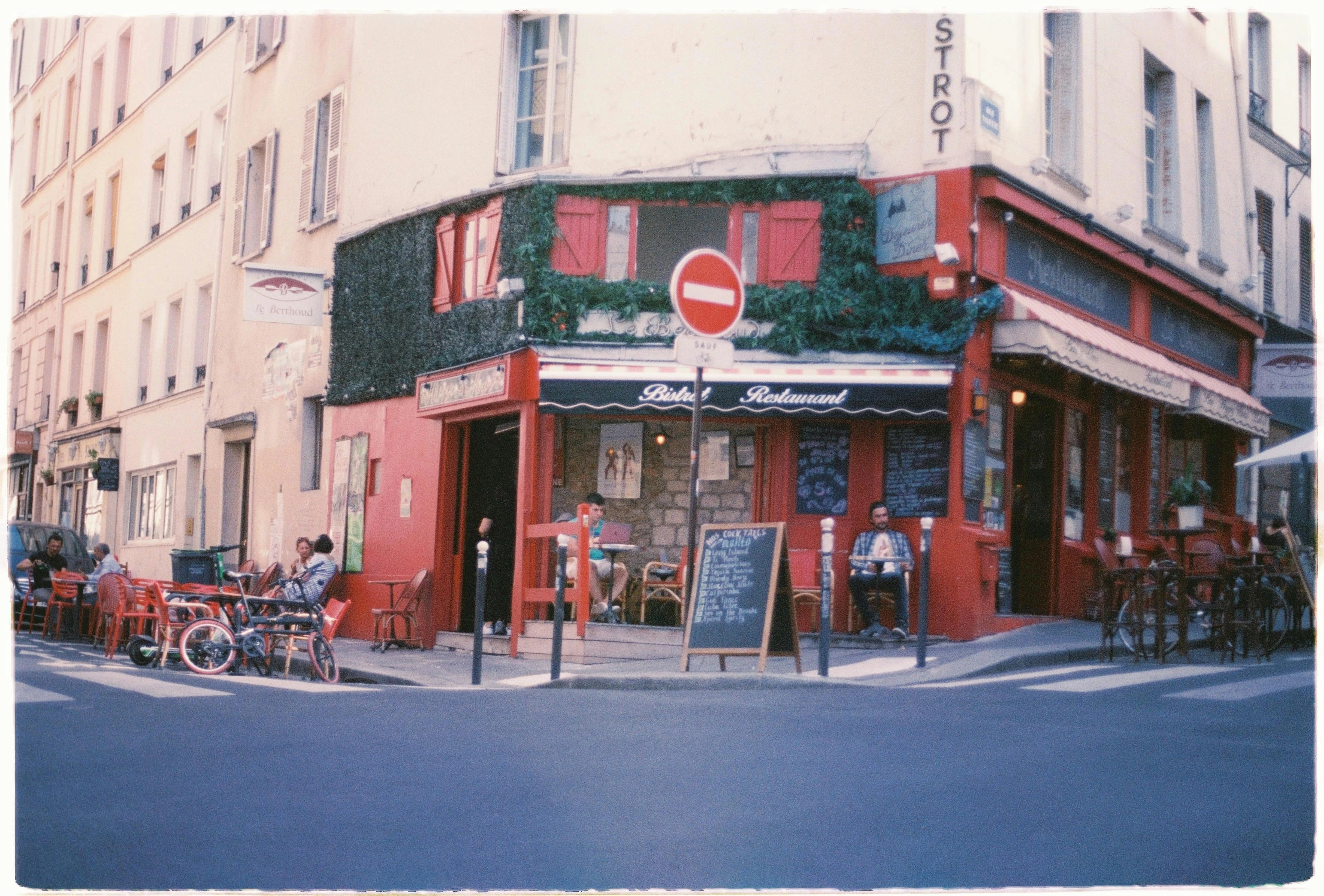 Charming Parisian Corner Bistro
