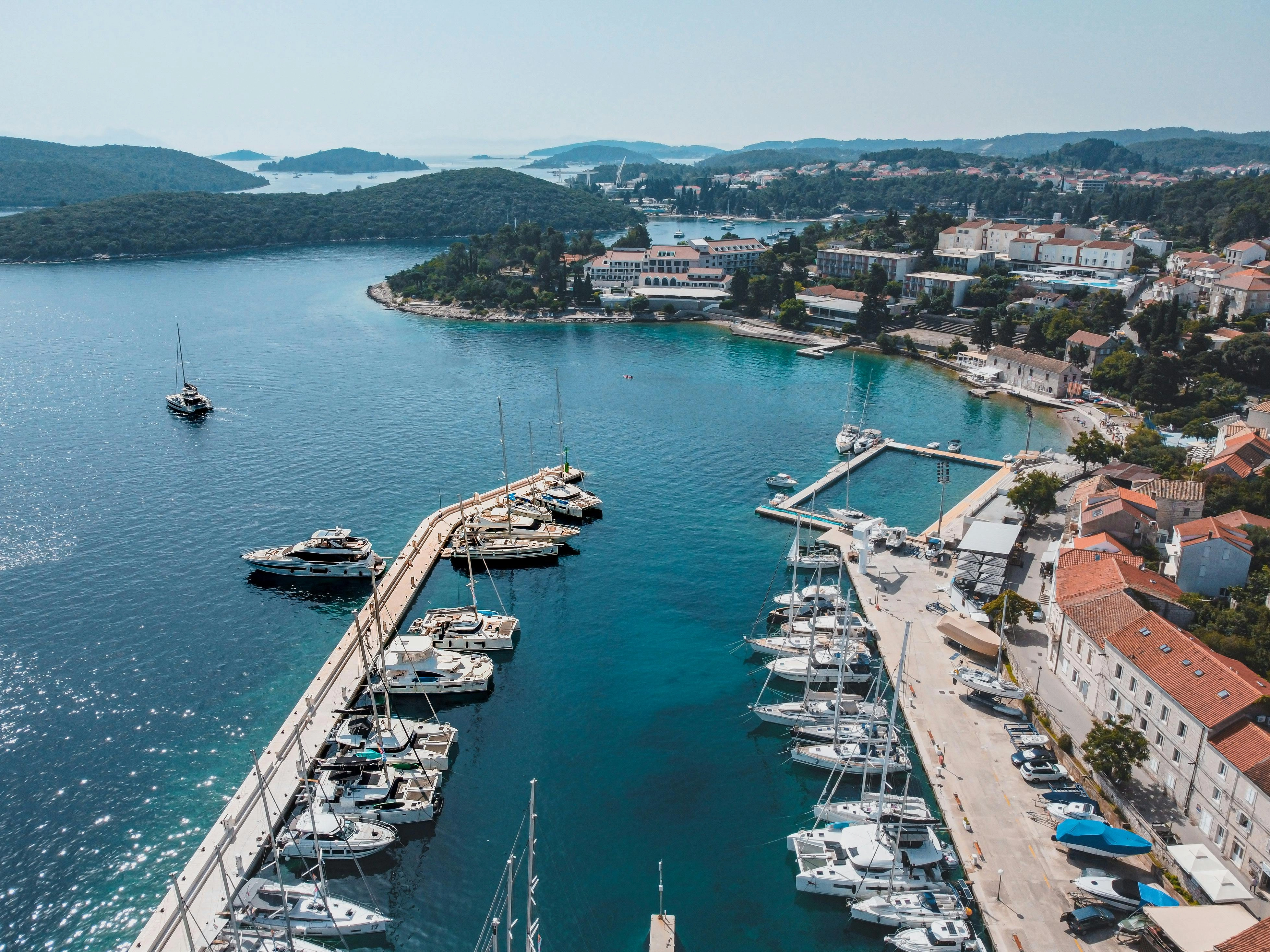Coastal Mediterranean Marina View