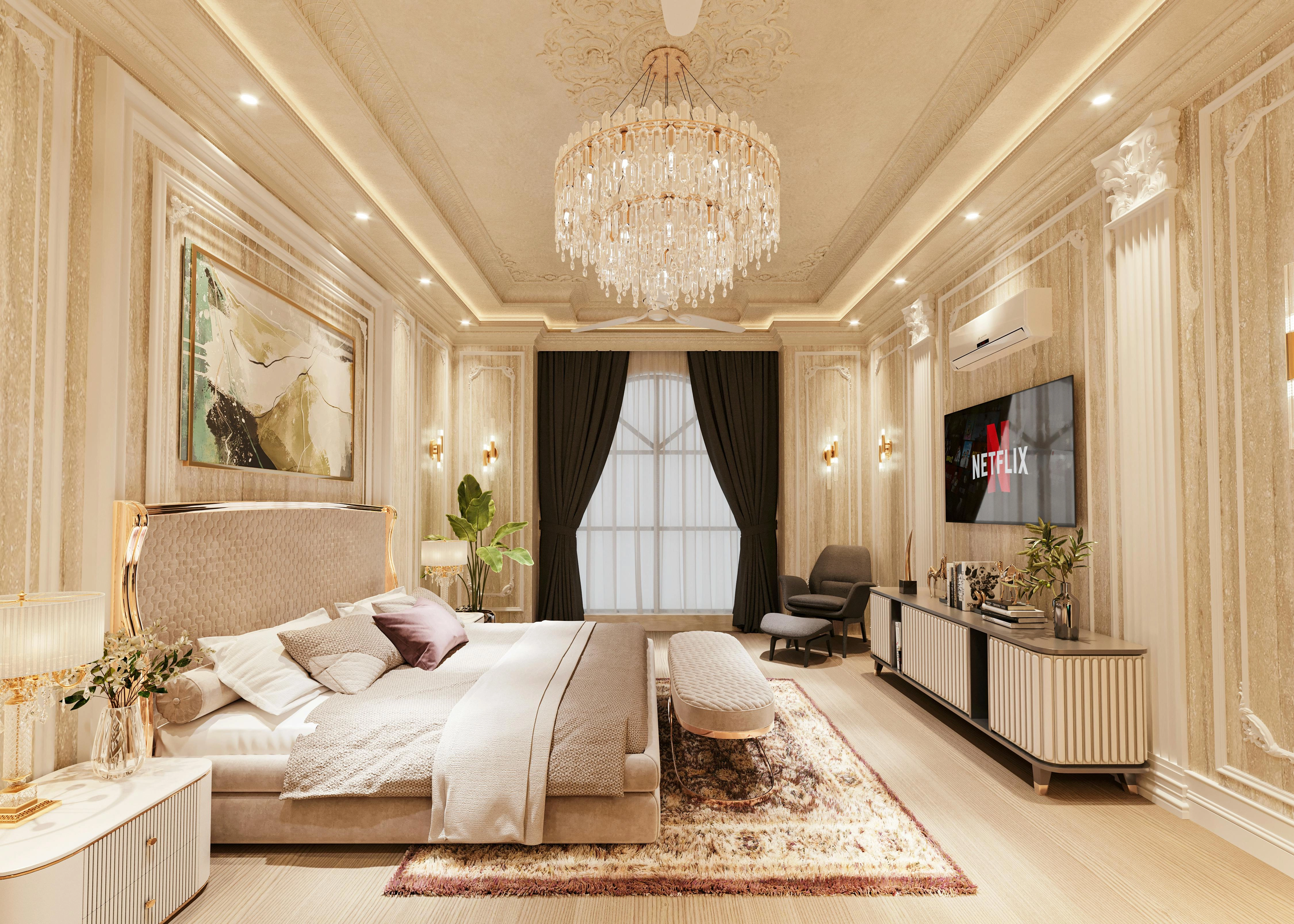 Luxurious Modern Bedroom Interior
