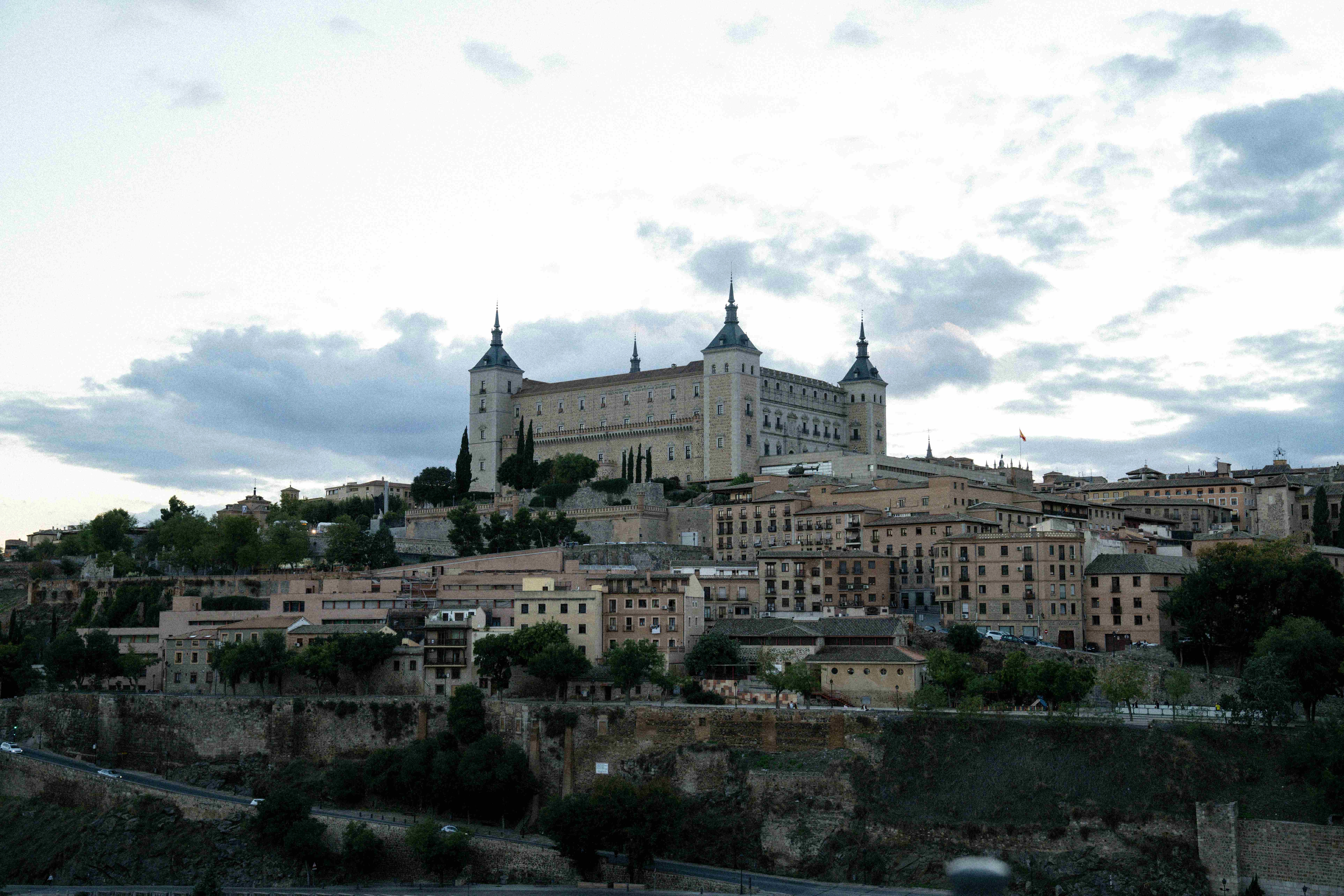 Majestic Toledo Castle Cityscape Majestic Toledo Castle Cityscape