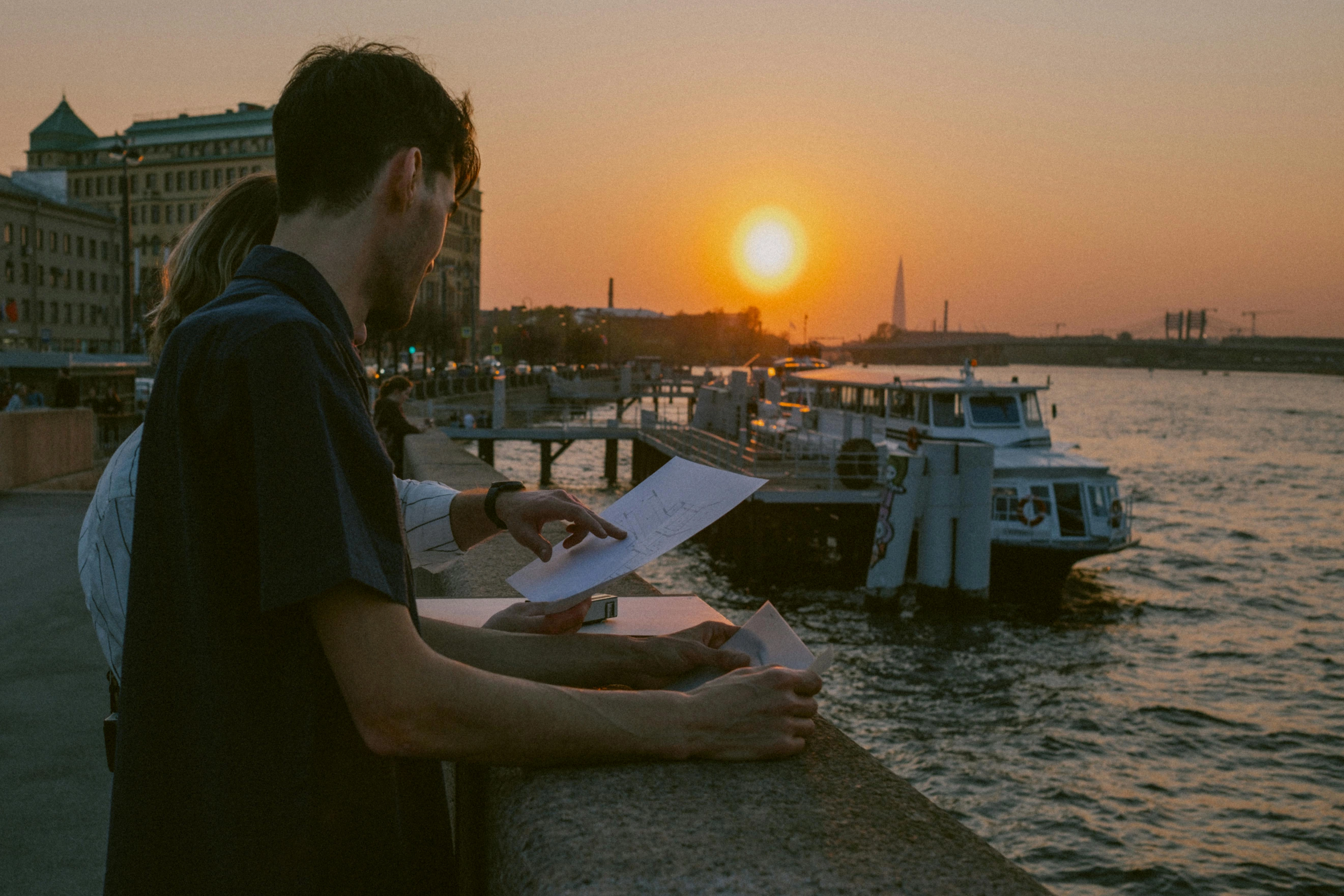 Sunset Study by the River Sunset Study by the River