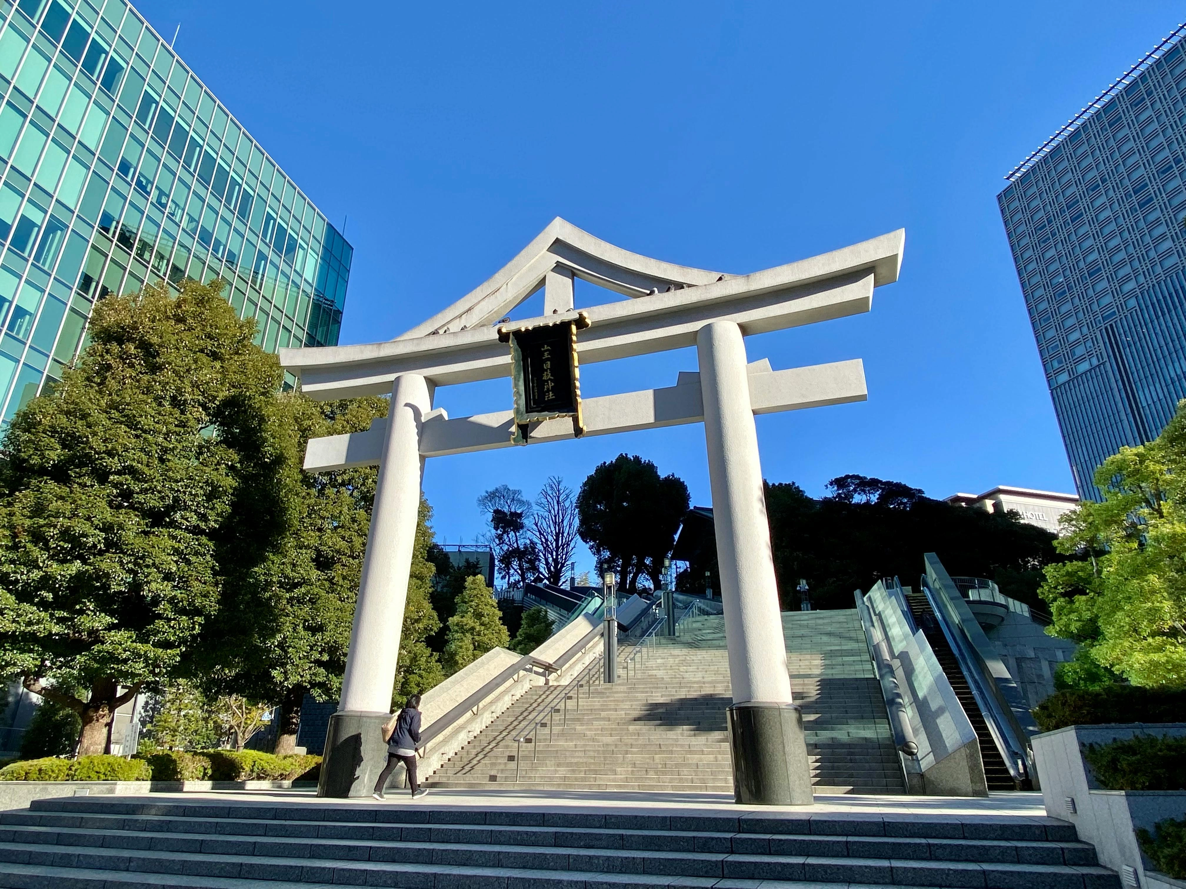 Modern Torii Gate Cityscape Modern Torii Gate Cityscape