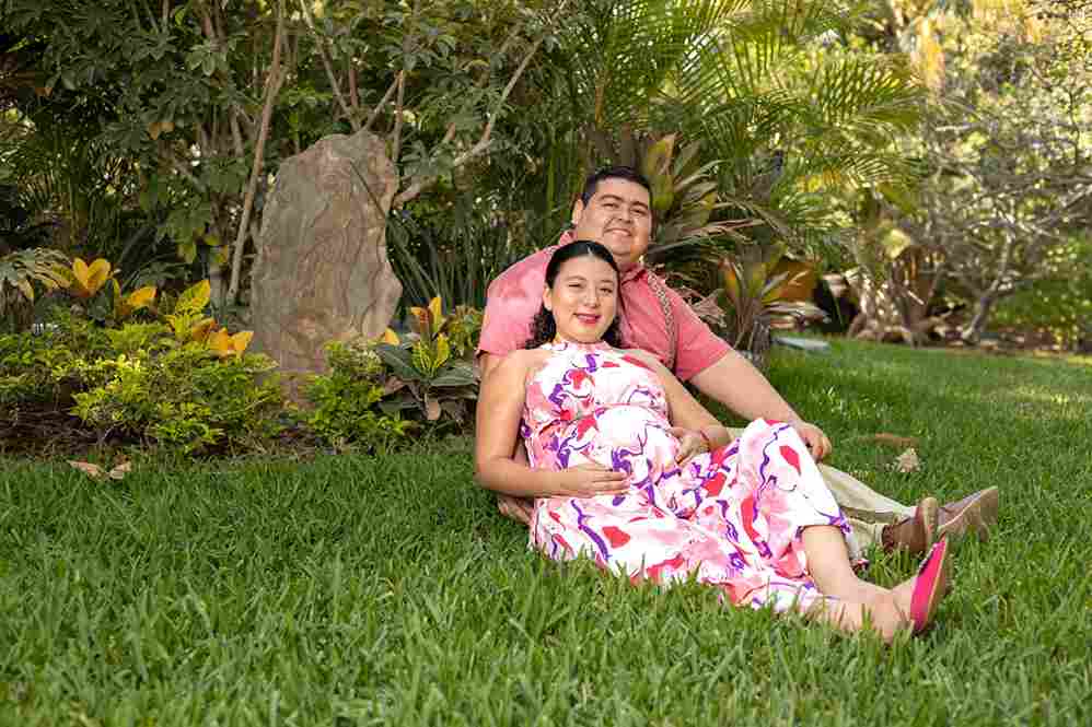 Tropical Garden Couple Portrait Tropical Garden Couple Portrait