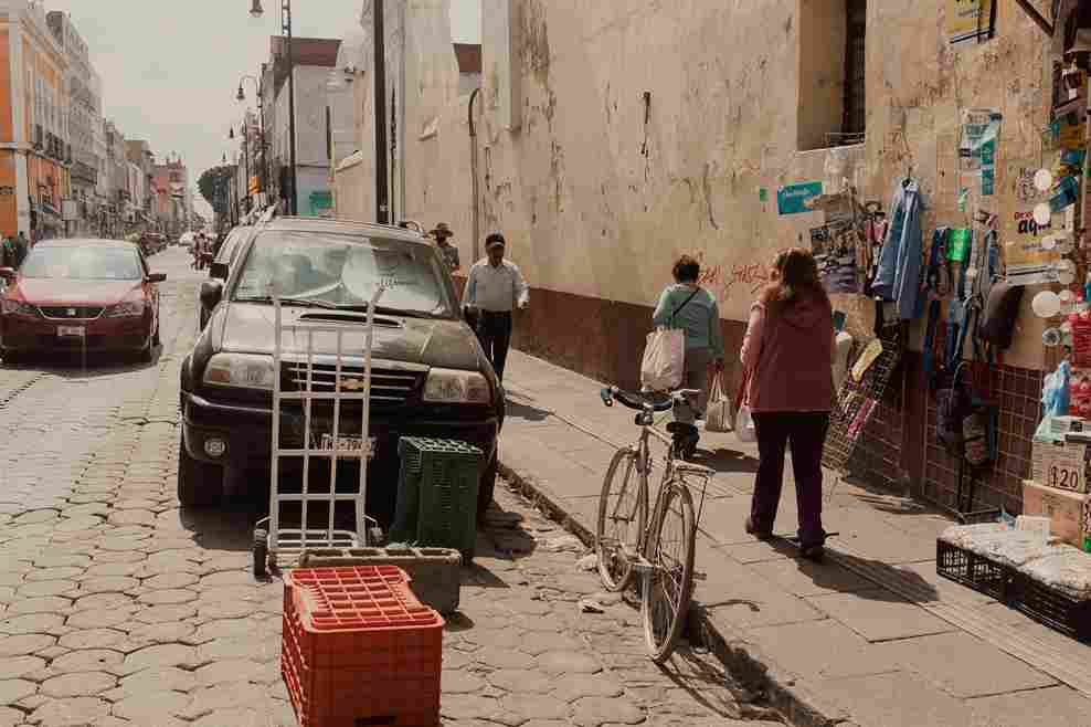 Vibrant Latin American Street Scene