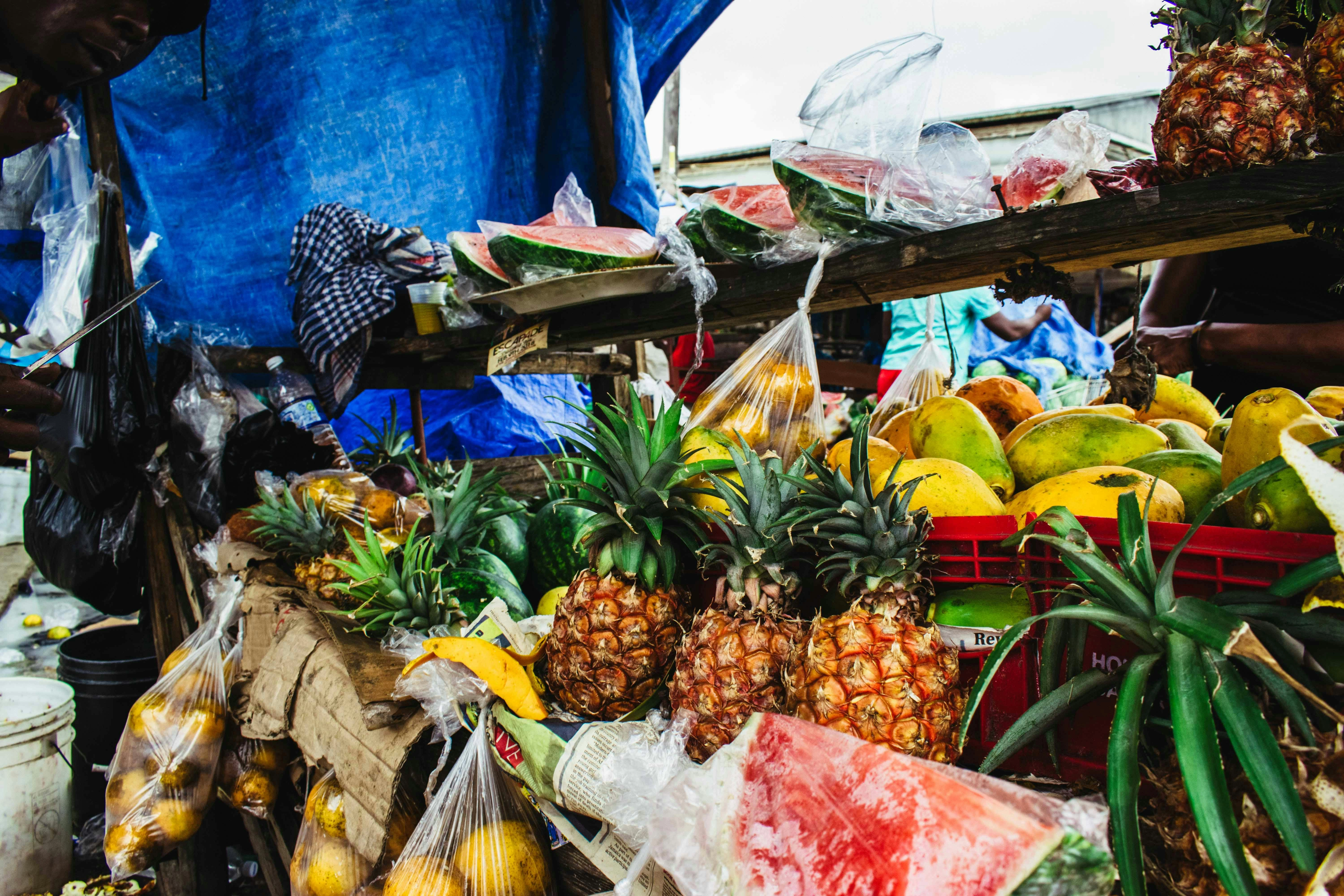 Vibrant Tropical Fruit Market Vibrant Tropical Fruit Market