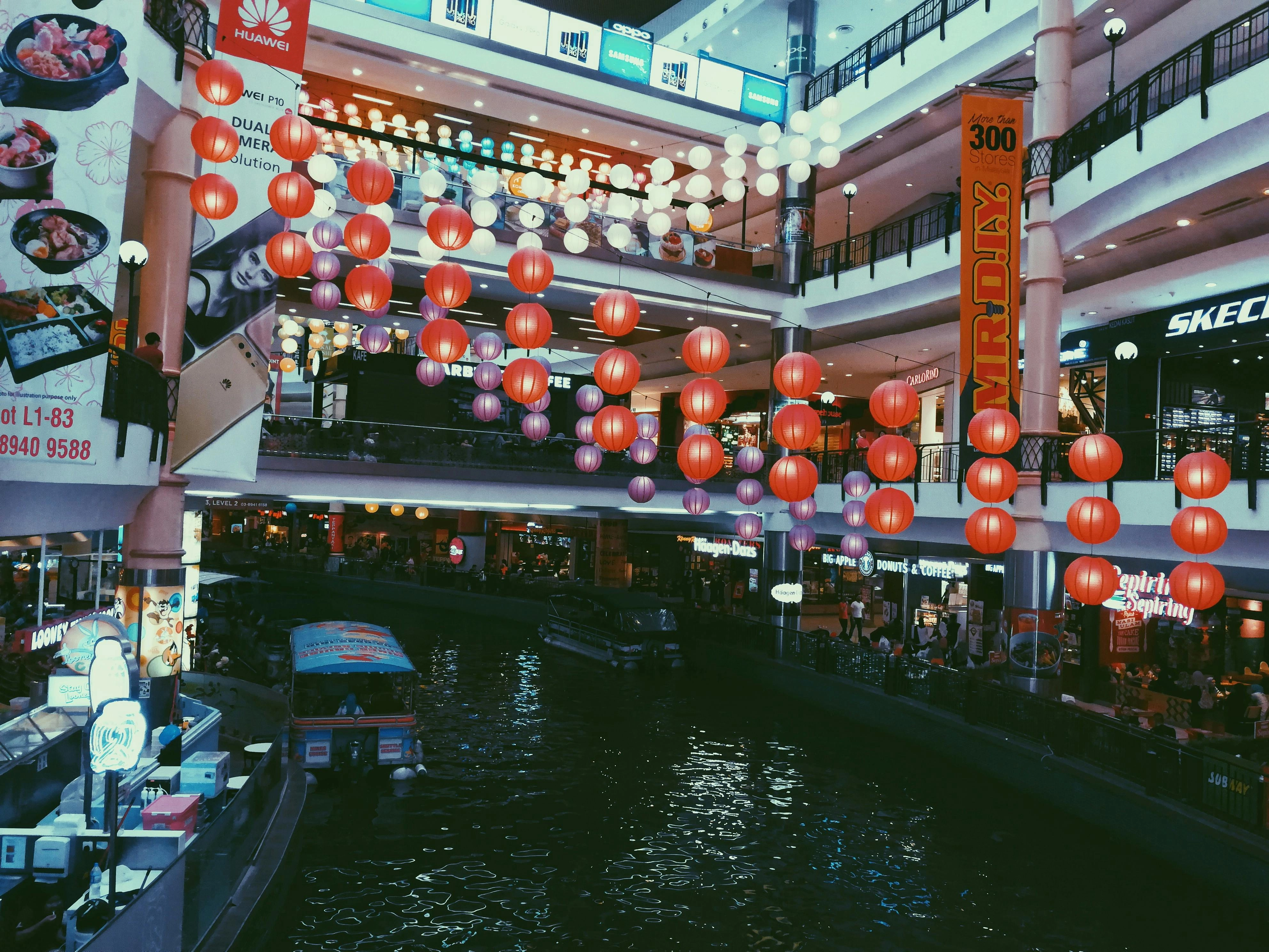 Festive Asian Mall Interior Festive Asian Mall Interior