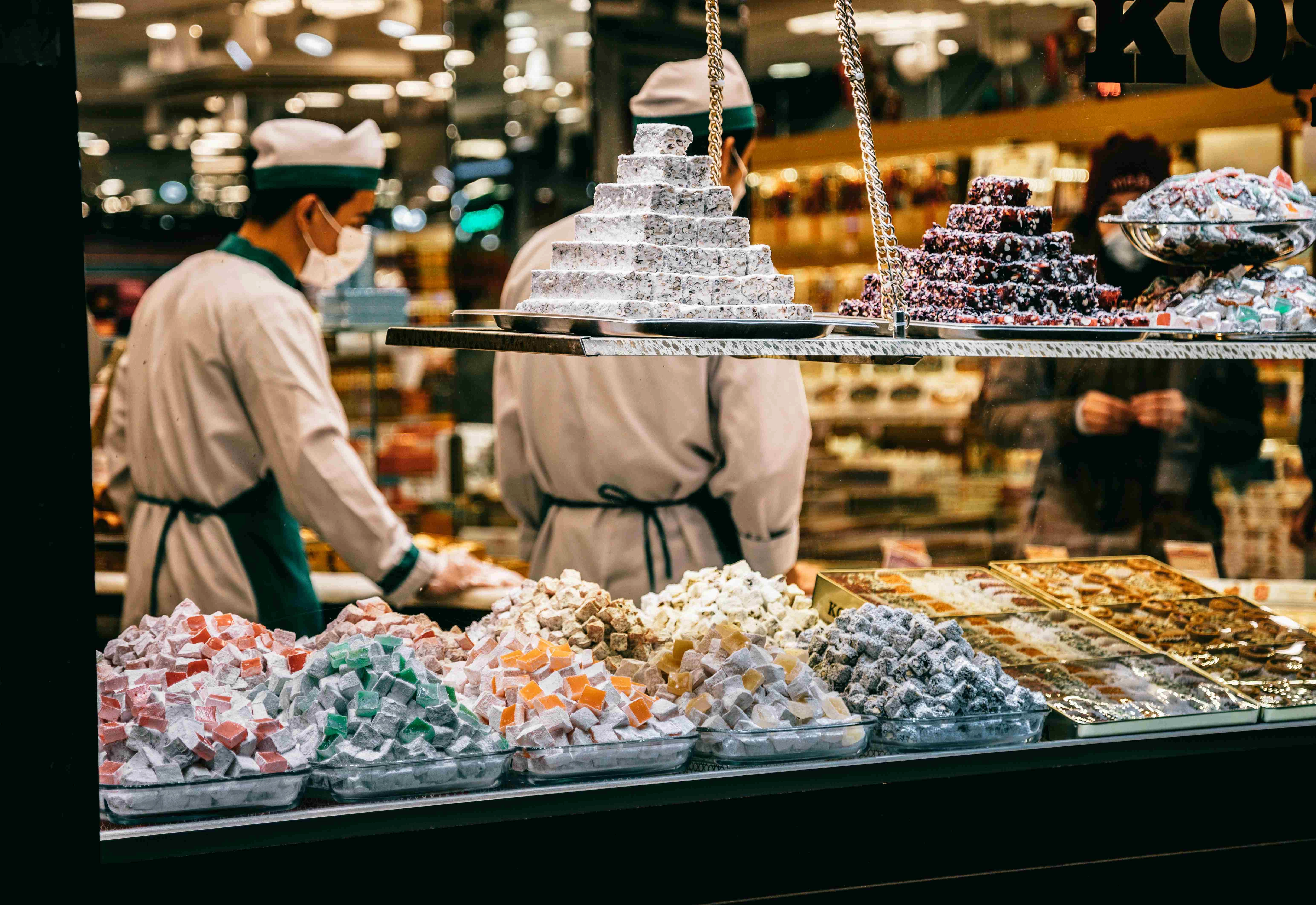 Gourmet Candy Display Counter Gourmet Candy Display Counter