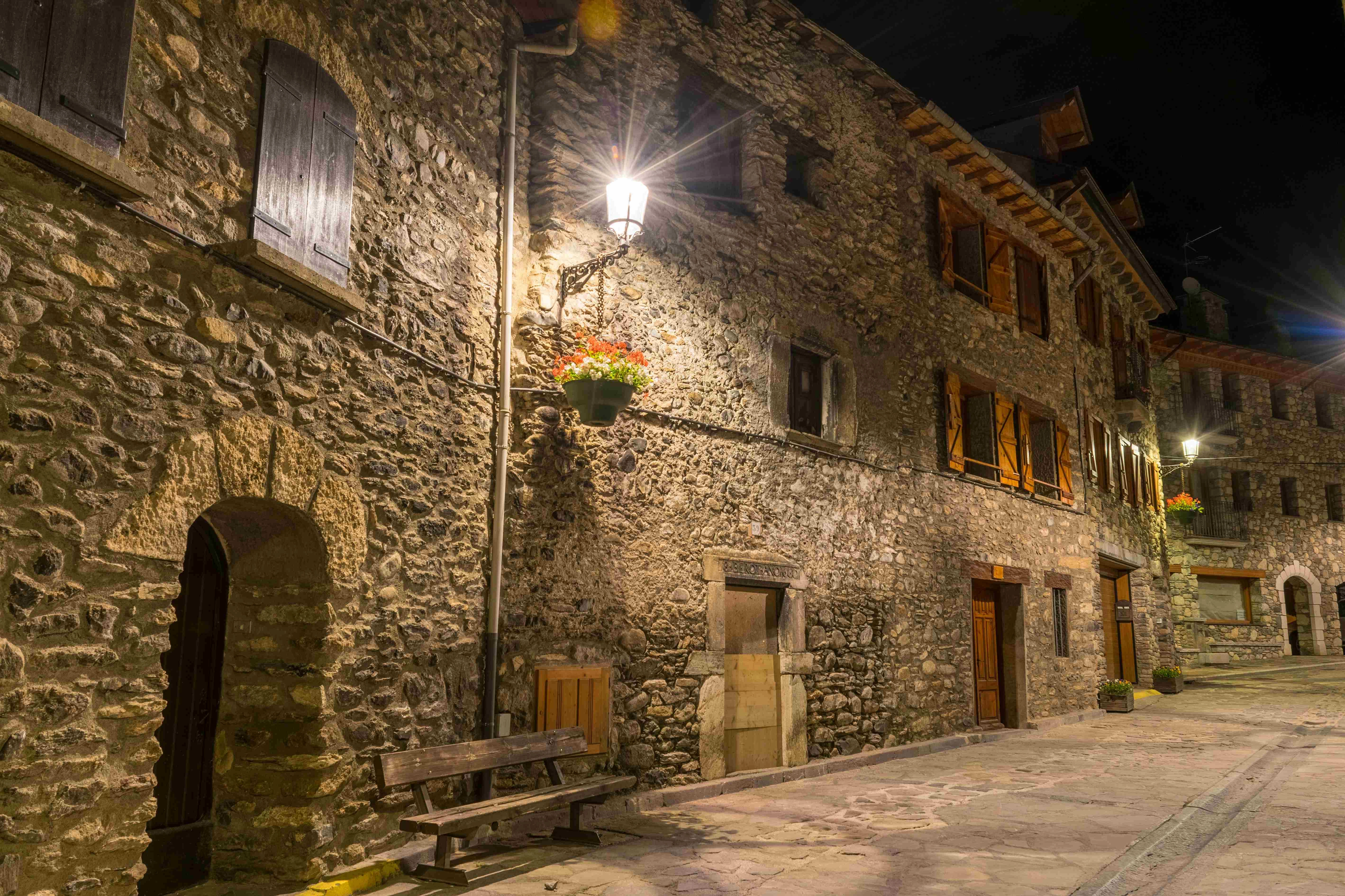 Medieval Street at Night Medieval Street at Night