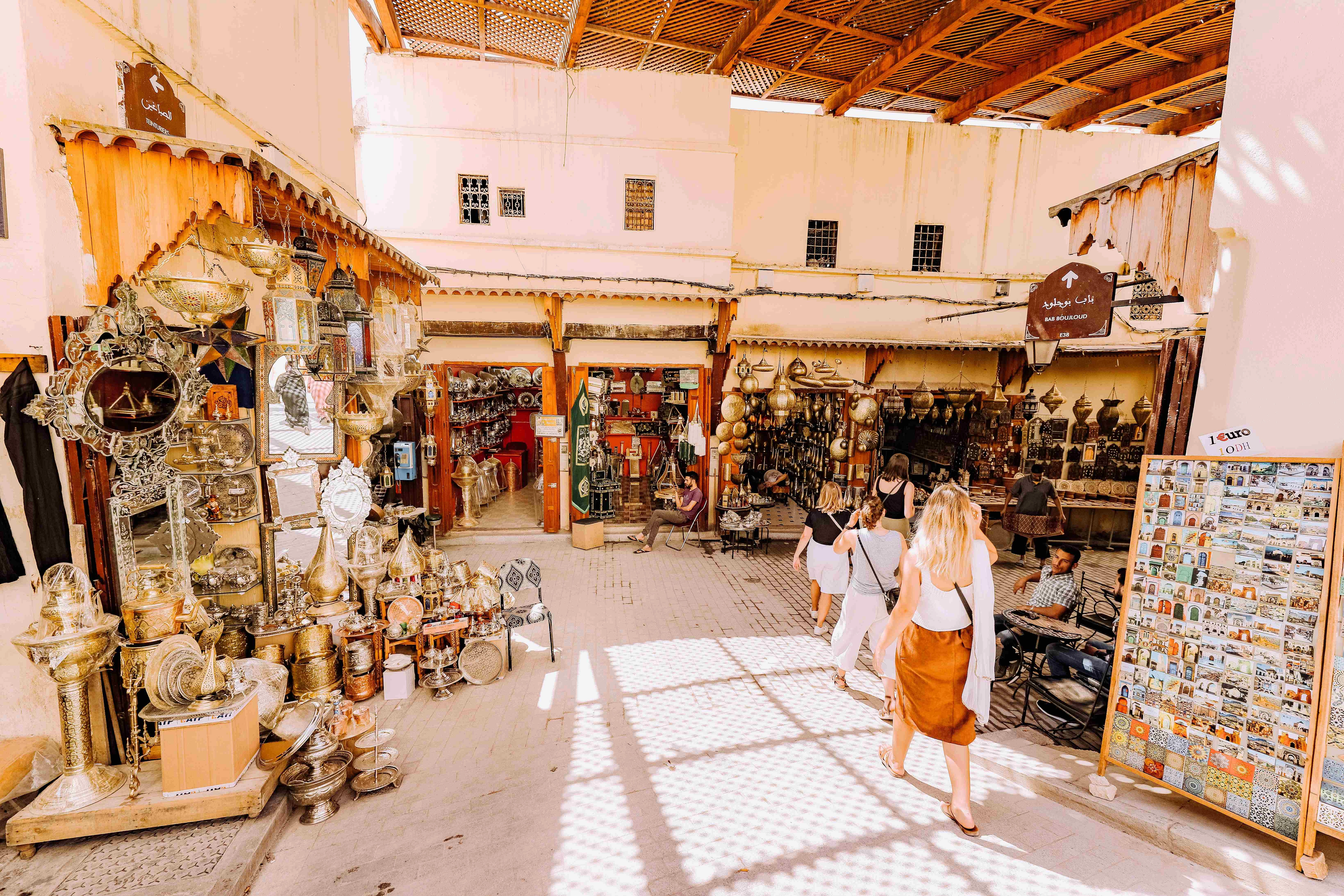 Vibrant Middle Eastern Market Scene
