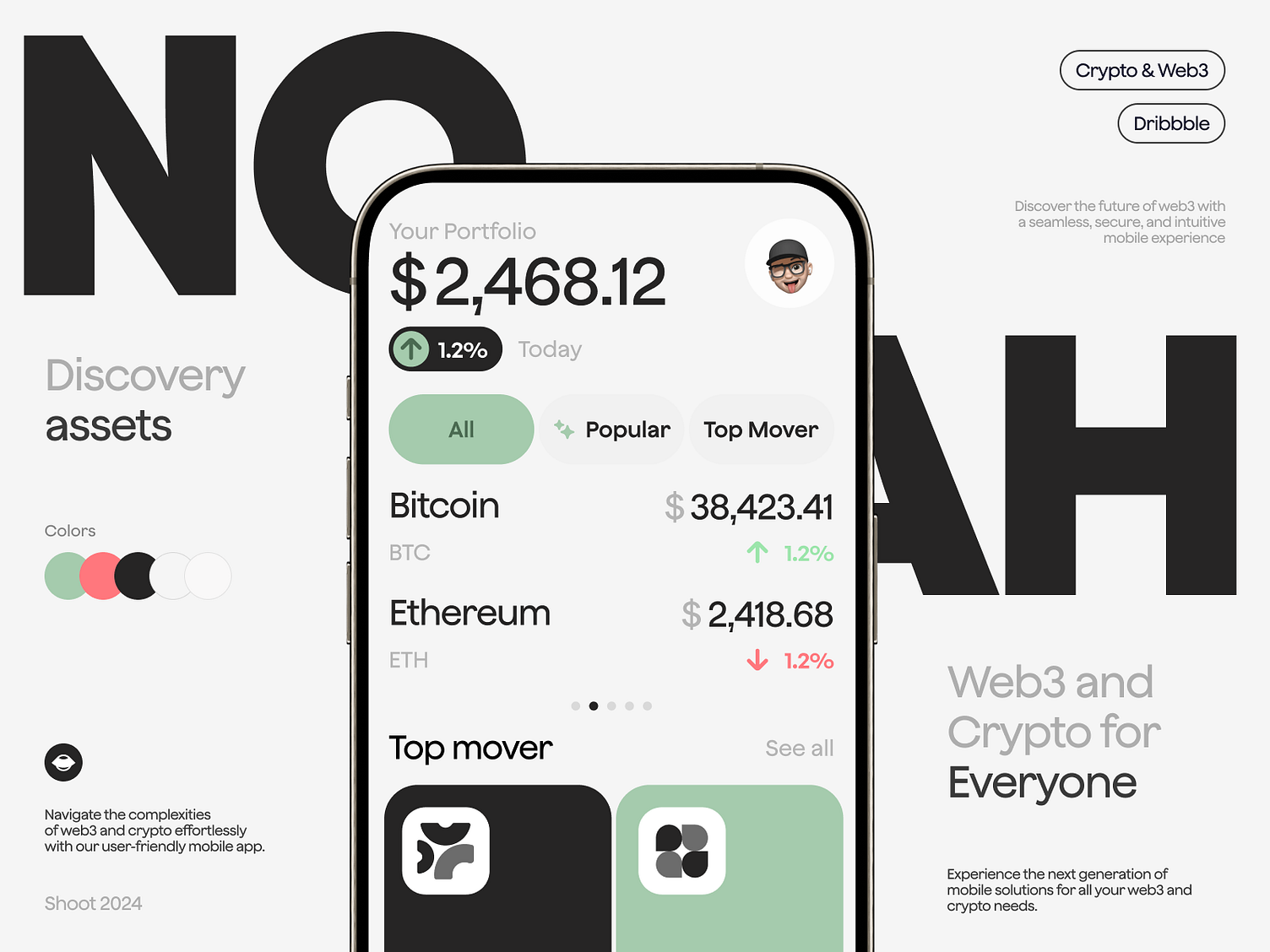 Decentralized apps Color Palette, Combinations & Schemes | Octet Design Labs