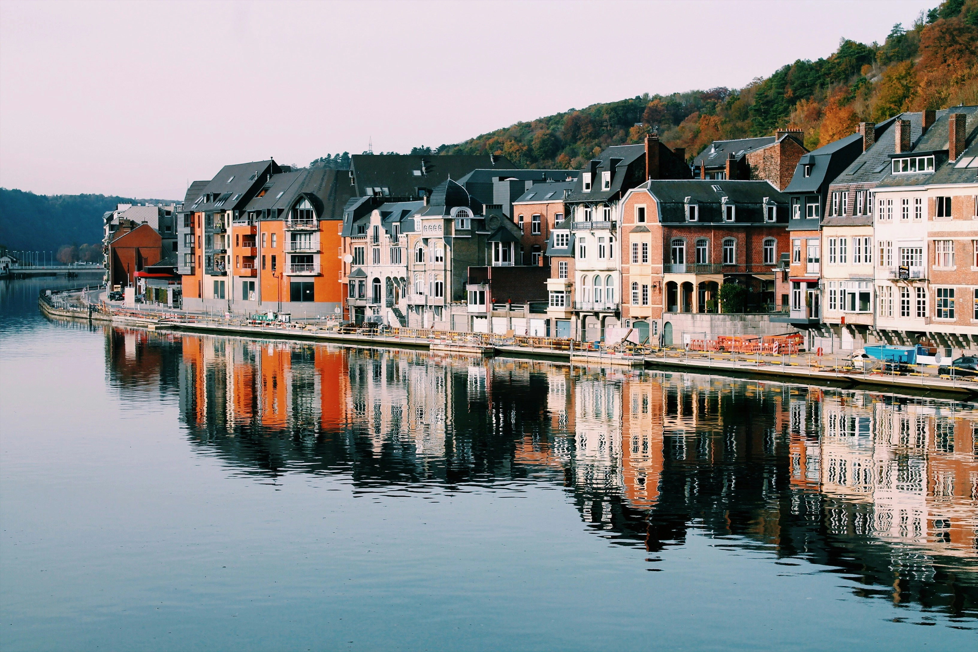 Colorful Riverside European Town Colorful Riverside European Town